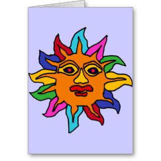 XX  Mexican Sun Art Card