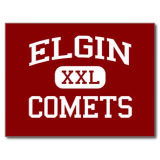 Elgin   Comets   Elgin High School   Marion Ohio Postcard
