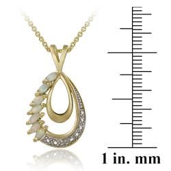 Glitzy Rocks Gold over Silver Created Opal and Diamond Accent Jewelry Set Glitzy Rocks Jewelry Sets