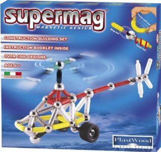 Supermag Helikopter 130 Teile Spielzeug