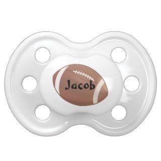 Personalized Babies Sport Athlete Football Ball Baby Pacifiers