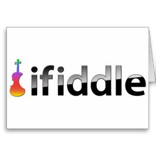 ifiddle for fiddlers and violin players fiddling greeting cards