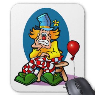 Cartoon Clown Mouse Mats