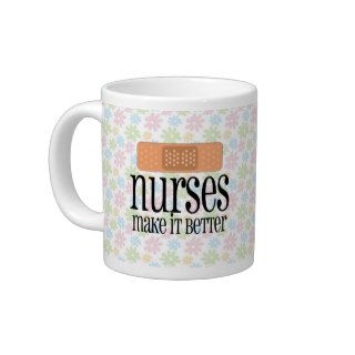 Nurses Make it Better, Bandage Jumbo Mugs