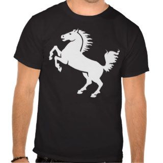 White horse T shirt
