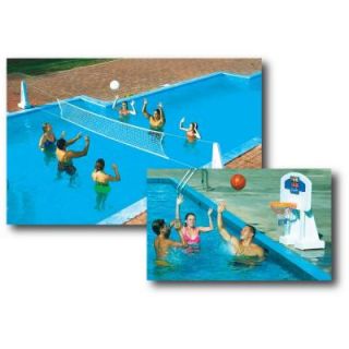 Swimline Pool Jam Volleyball/Basketball Combo for In Ground Pools NT200
