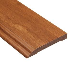 Home Legend Strand Woven Harvest 1/2 in. Thick x 3 1/2 in. Wide x 94 in. Length Bamboo Wall Base Molding HL208WB