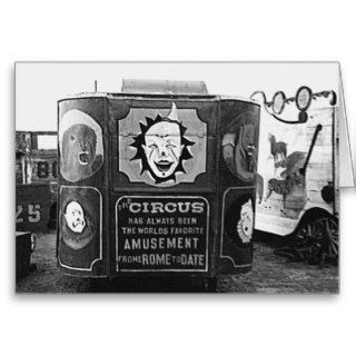 Circus Wagon Vintage 1937 Montana Photo Card
