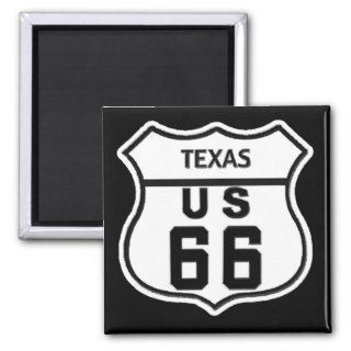 TX US ROUTE 66 REFRIGERATOR MAGNET