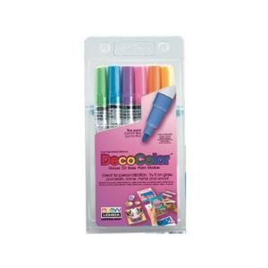 DecoColor Hot Color Set Fine Point Paint Marker (6 Piece) 200 6C