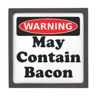 May Contain Bacon Premium Jewelry Box