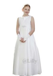 Lilly Empire Kommunionkleid, Kommunionskleid mit Tüll, Größe 134/140 Bekleidung