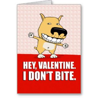 Funny Dog Valentine's Day card