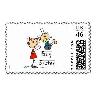 Big Sister with Little Brother Tshirts and Gifts Postage Stamps