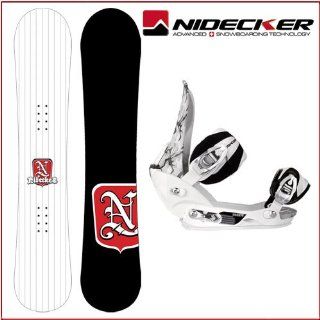 Snowboard Set Nidecker Blade + Nidecker PRO 800 Bindung , 153 Sport & Freizeit