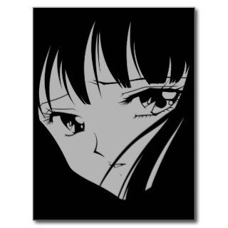 Rina Silver Manga Girl Post Cards