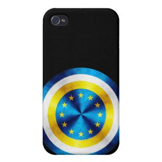 Captain Europe Hero Shield iPhone 4/4S Cases