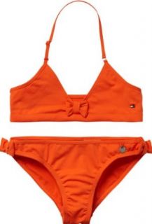 Tommy Hilfiger Mädchen Bikini Reyna Bikini / Ex57112350, Gr. 164 (14), Orange (864 Orangeade) Bekleidung