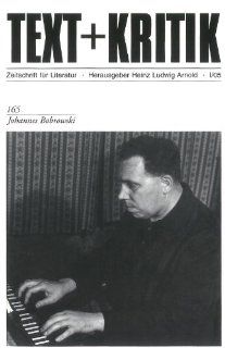 Johannes Bobrowski (TEXT+KRITIK 165) Heinz Ludwig Arnold Bücher