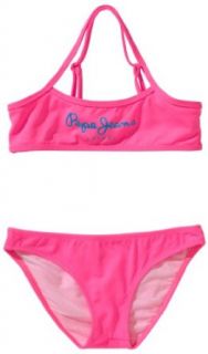 Pepe Jeans Mädchen Bikini PGB10098 GOLISA, Gr. 164 (14 Jahre), Pink (NEON PINK) Bekleidung