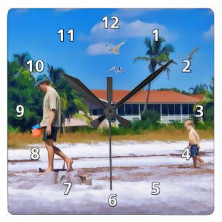 Following In His Father’s Steps Wall Clocks