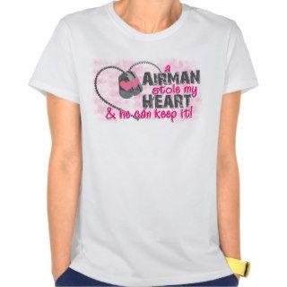 A Airman Stole My Heart T Shirts
