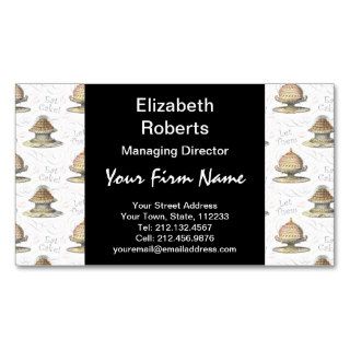 Let Them Eat Cake Vintage French Marie Antoinette Business Card