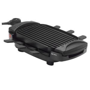 AROMA Dual Flip Grill and Griddle with Raclette AHG 2233