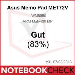 Asus ME172V 17,8 cm Tablet PC weiß Computer & Zubehör