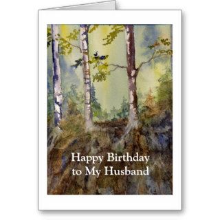 Happy Birthday to My Husband Cards