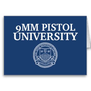 9mm Pistol T Shirt Card
