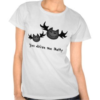 Cute gothic funny cartoon bats tshirts