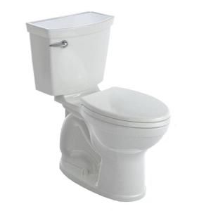 American Standard Champion 4 Max 2 Piece 1.28 GPF High Efficiency Round Front Toilet in White 3186.128ST.020