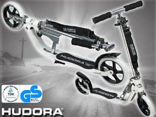 Hudora Big Wheel 180, 180 mm Rollen, weiß/schwarz Sport & Freizeit