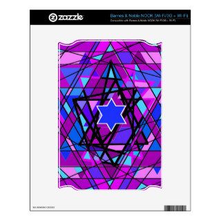 The swirling Star of David. Decals For NOOK