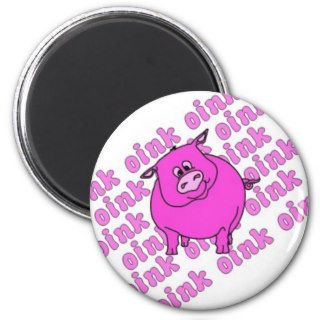 Pig Oink Refrigerator Magnets