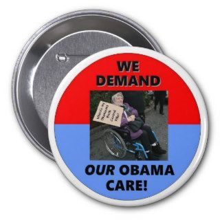 Obamacare Protest #1 Button
