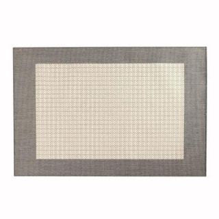 Home Decorators Collection Checkered Field Gray and White 1 ft. 8 in. x 3 ft. 7 in. Area Rug 2881500270
