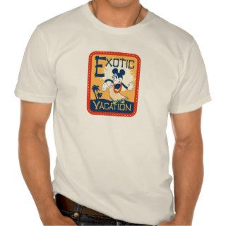 Mickey & Friends Minnie doing Hula Exotic Vacation T shirts