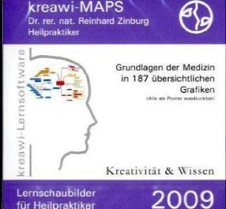 kreawi MAPS fr Heilpraktiker, Lernschaubilder Grundlagen der Medizin in 187 bersichtlichen Grafiken Reinhard Zinburg Bücher
