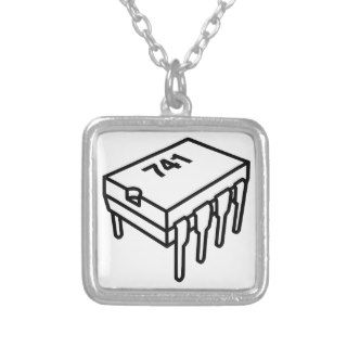 741 Op Amp Chip (for Electronics Engineers) Pendants
