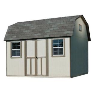 Handy Home Products Briarwood 12 ft. x 8 ft. Wood Storage Shed with Floor 19354 5