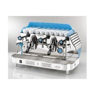 Elektra Espressomaschine Classic V1A Barlume in blue Ocean und Chrom   neues Modell Küche & Haushalt