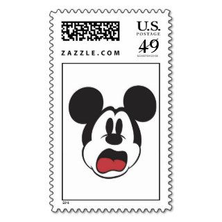 antique Mickey Mouse moaning scared afraid crying Postage
