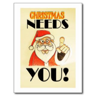 Christmas NEEDS YOU Post Cards