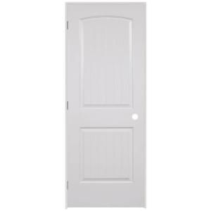 Steves & Sons 2 Panel Plank Primed White Hollow Core Prehung Interior Door Q6228WADAELH