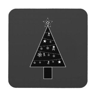 Christmas Tree of DOOM Cork Coaster Set