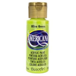 DecoArt Americana 2 oz. Olive Green Acrylic Paint DAO56 3