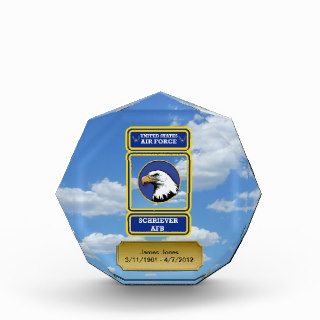 Schriever Air Force Base Acrylic Award