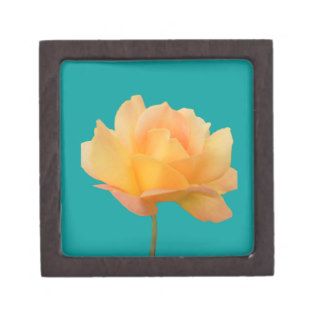 Gift Box With Beautiful Rose Floral Image Premium Jewelry Boxes
